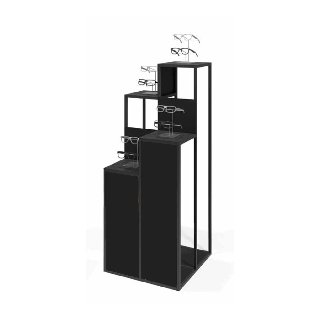 Piedistallo STK con ripiani su 4 livelli, 485x1200x485 mm