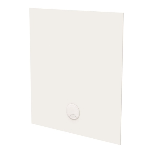 [E.F.E / EX.BSE] Paraspruzzi EX con foro per cavo, acrilico bianco, 600x597x5 mm