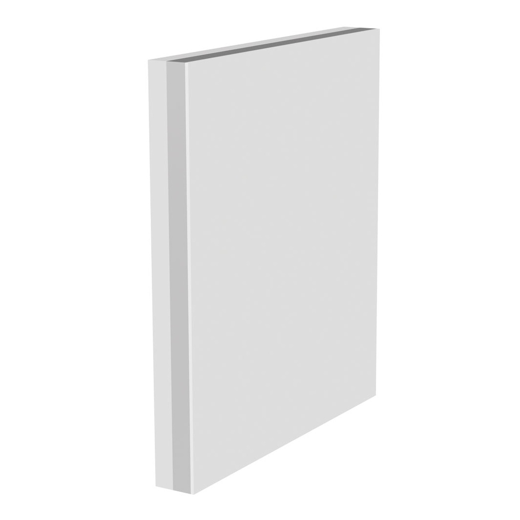 [EX.FT / E.FT] Pieds latéraux EX pour plan de travail, blancs, 30x600x580 mm