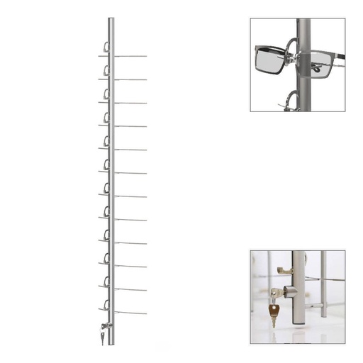 Asta RR bloccabile, 12 montature, 1011 mm (70 mm)