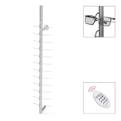 SRCRF remote lockable rod with motor, 12 frames, 1080 mm (70 mm)