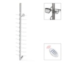 Barra SRCRF bloqueable a distancia con motor, 11 monturas, 1010 mm (70 mm)
